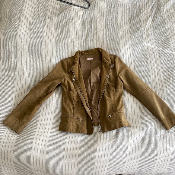 SOLD - Max & Co - Suede/Leather Jacket sz 8 - Picture 1 of 7